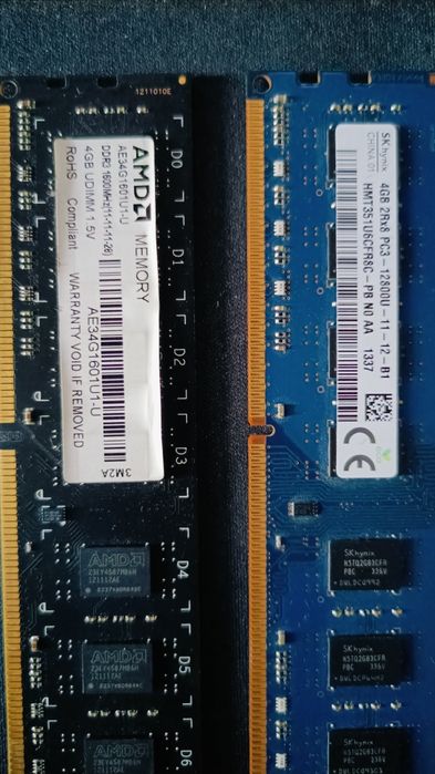 ОЗУ DDR3, DDR4, процессоры