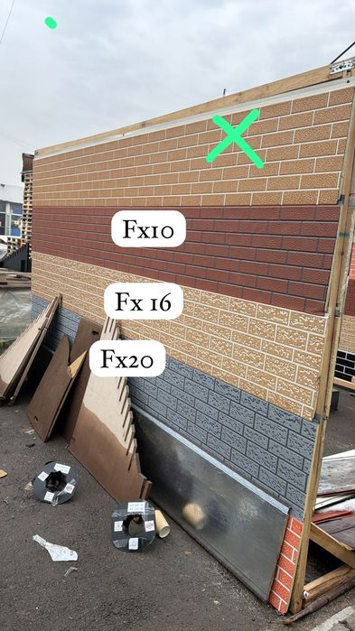 Алюминиевый панели Сайдинг кассета