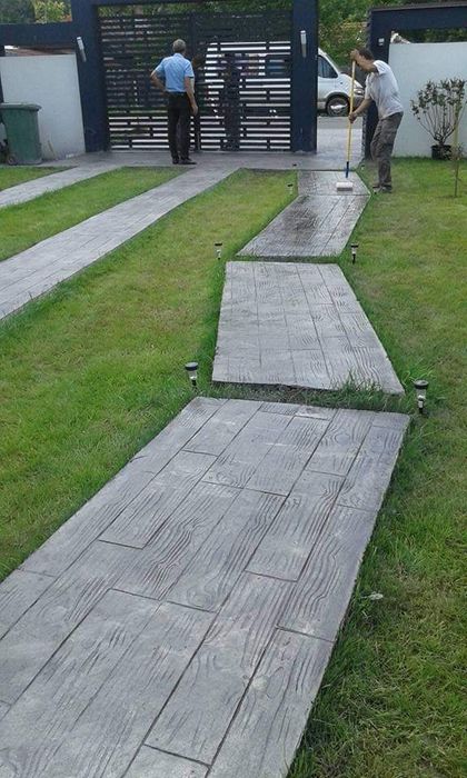 Culori/model ieftin beton amprentat/elicopterizat