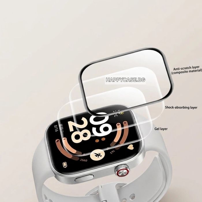 Xiaomi Redmi Watch 6 / 6 Lite / 6 Active / 5D Извит протектор за цял екран