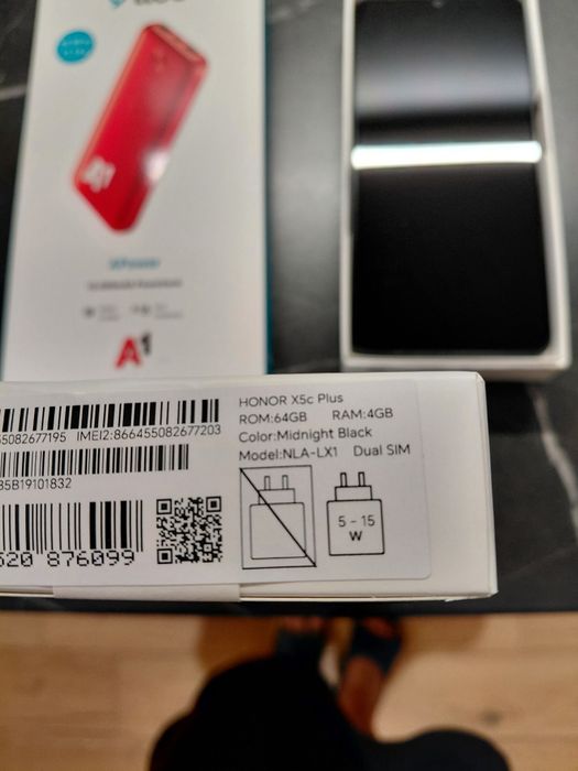 Нови HONOR X5c Plus + 10000 mAh външна батерия