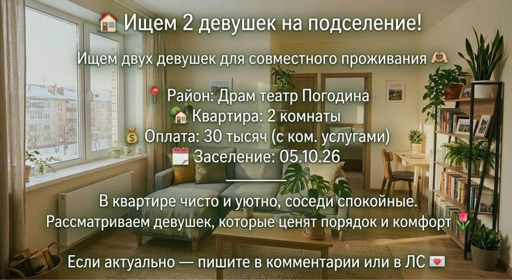 Возьму на подселение