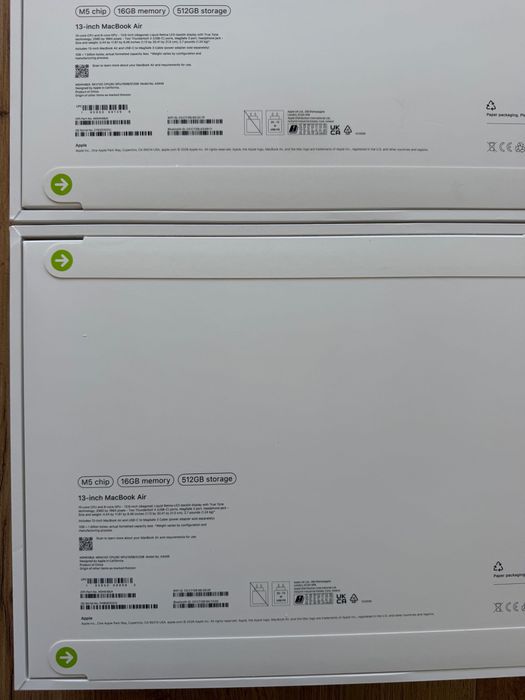ЧИСТО НОВИ MacBook Air 13" M5 Chip 10-CPU, 8-GPU, 16GB RAM, 512GB SSD