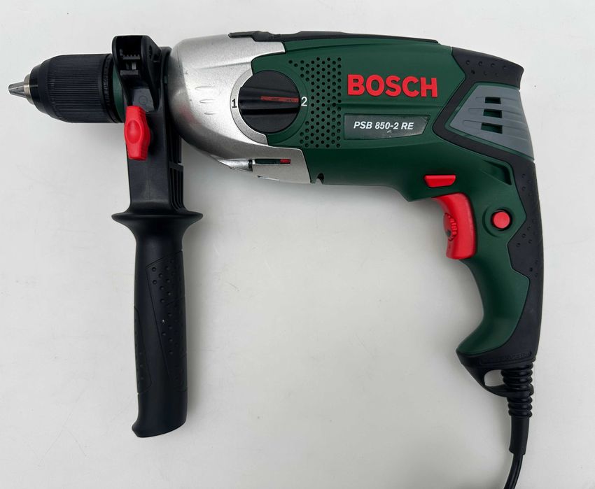 BOSCH PSB 850-2 RE - Двускоростна ударна бормашина 850W като нов!
