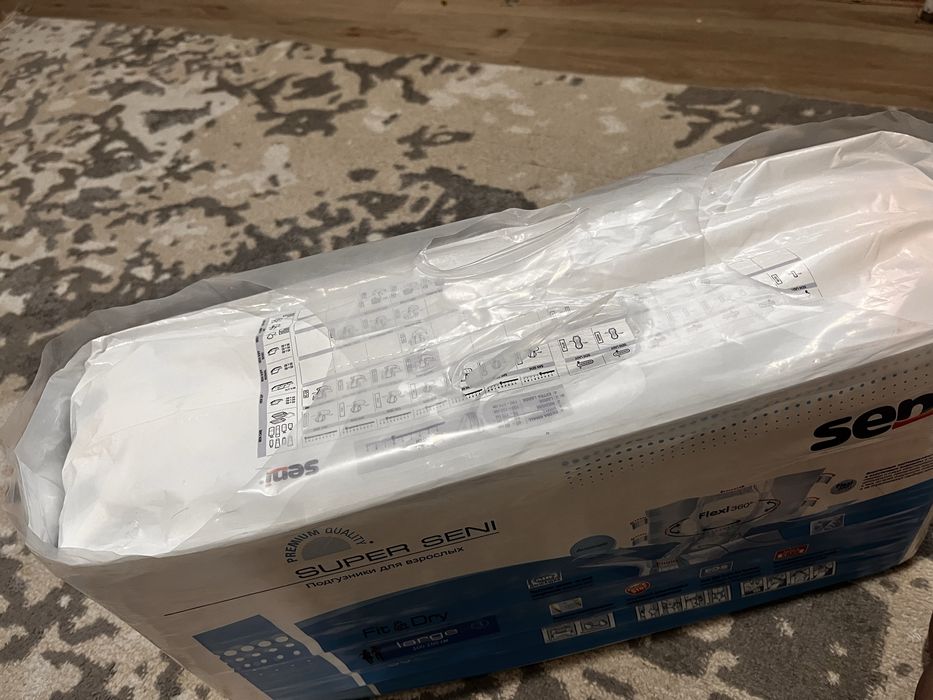 Памперс seni L размер новый