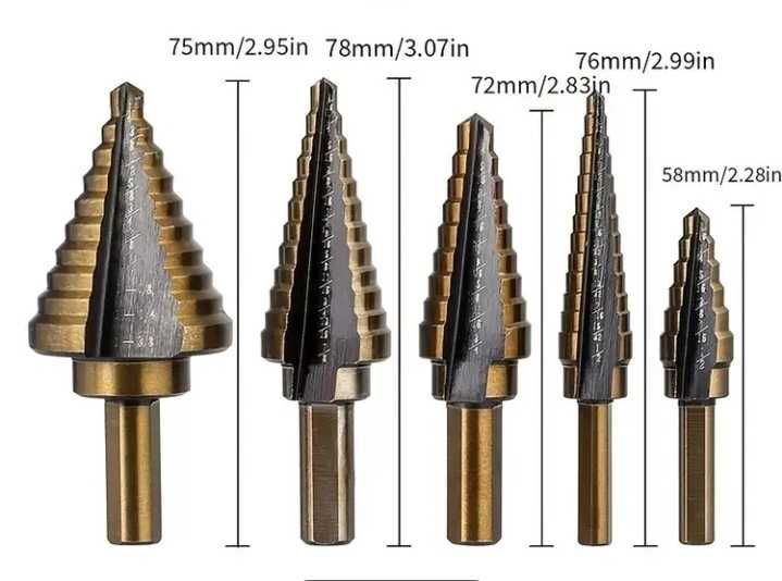 Ступенчатие сверло патрон для гайкавёрта