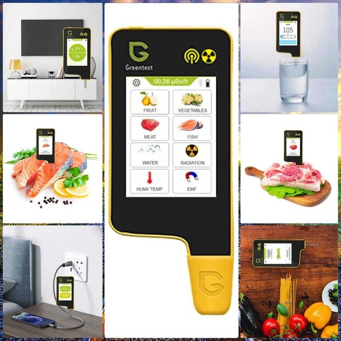 Greentest V8, ECO6T, 3F-T — Nitrat-tester, Dozimetr va Suv analizatori