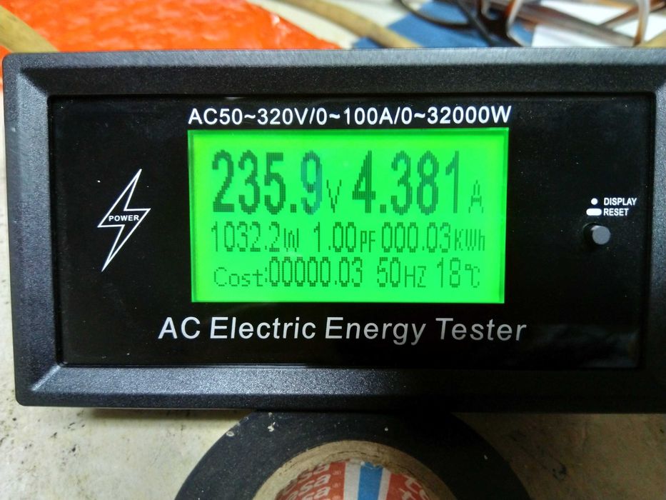 Контролен електромер изчисляване на електроенерия , връзка с телефон