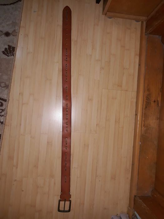 curea piele, cu insertie piele, lata, 1020x4,5 cm latime