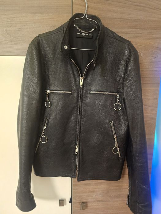 Geaca de piele Balenciaga