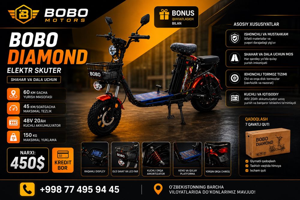 Bobo Diamond - Bobo Motors Skuter