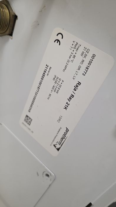 Centrală electrică Protherm Ray 21KW curent trifazic , stare perfectă