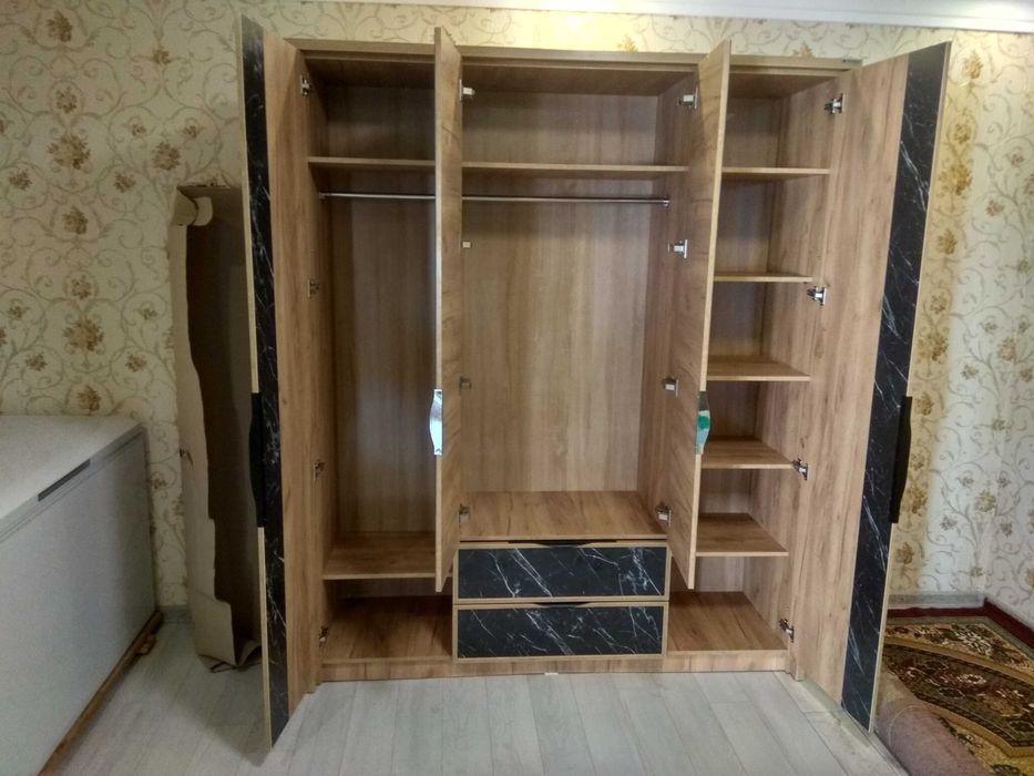 Супер Скидка! Шкаф Зайнап 4х дверный от Шараф мебель