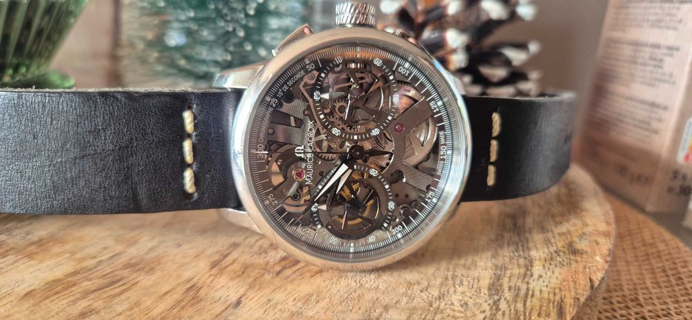 Maurice Lacroix Masterpiece Skeleton Хронограф лимитиран 250 бройки