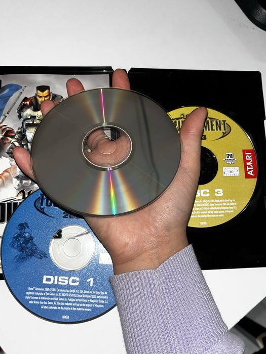 Unreal Tournament 2003 PC CD-ROM original Atari, 3 CD-uri