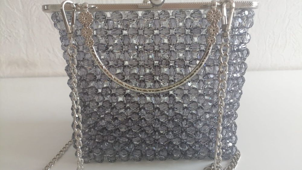 Сумка из бусин. Ручная работа