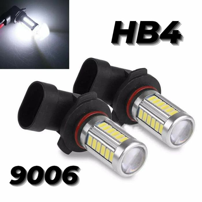 Set Două Becuri Led H8,H9,H10,H11,H16,HB39005,HB4-9006 Fără Ventilator