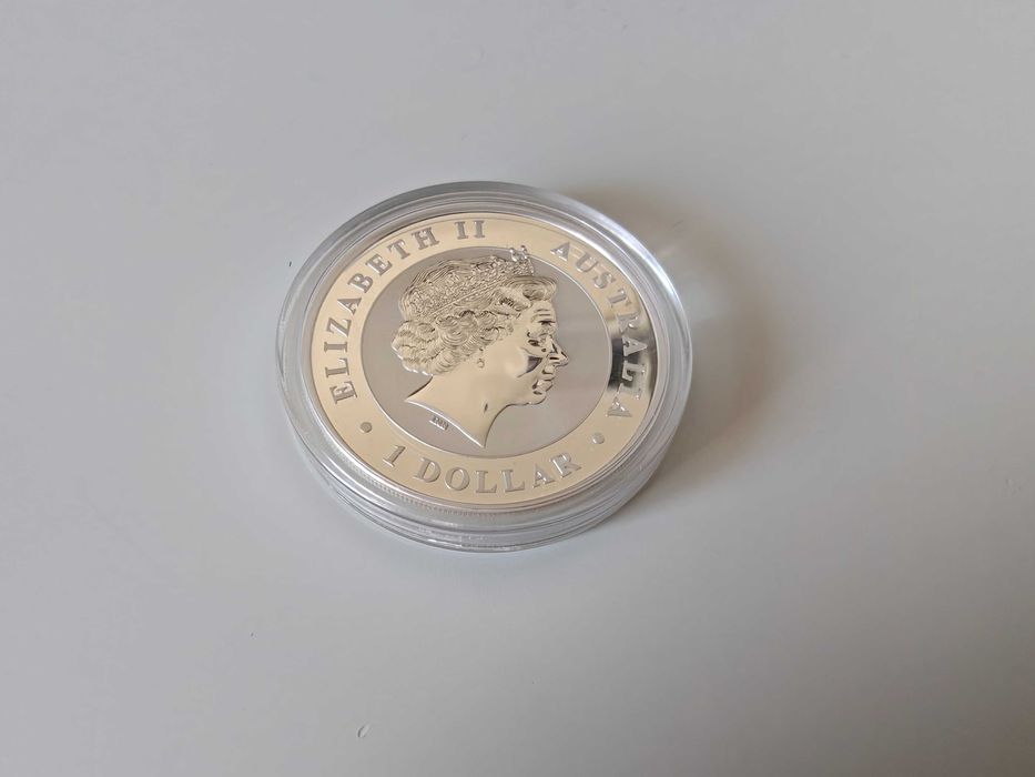 Сребърна монета, 1 oz Австралийска кукабура 2013, 99.99% сребро