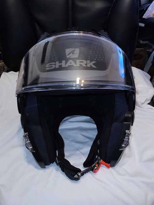 Отваряема каска Shark EVO GT Encke Matt Black Anthracite