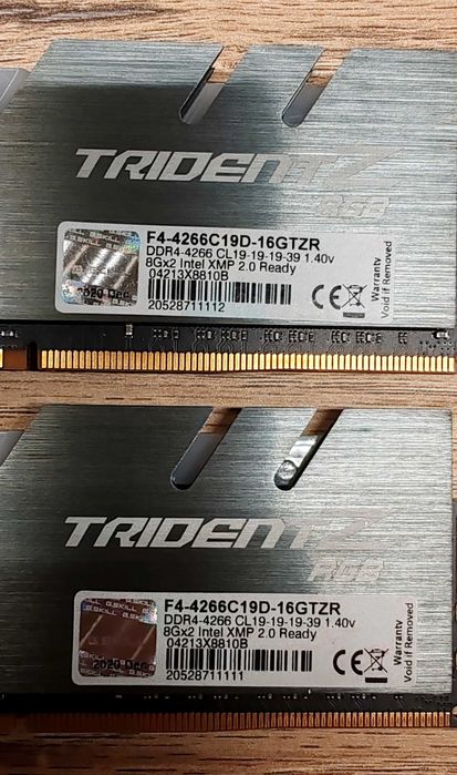 Топ DDR4 4266Mhz 16GB (2x8GB) Samsung B-Die G.SKILL TridentZ RGB