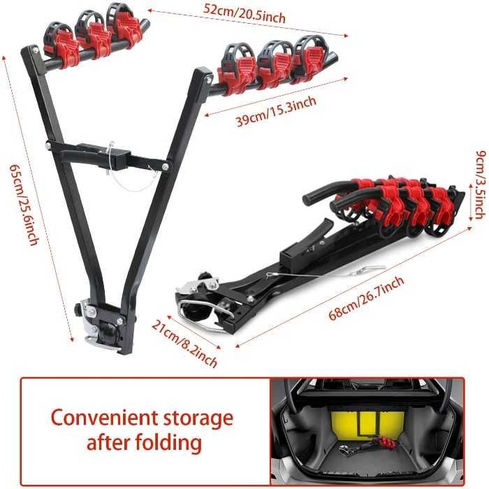 Багажник стойка за велосипеди Automat, Стойка за теглич,За 2 и 3колела