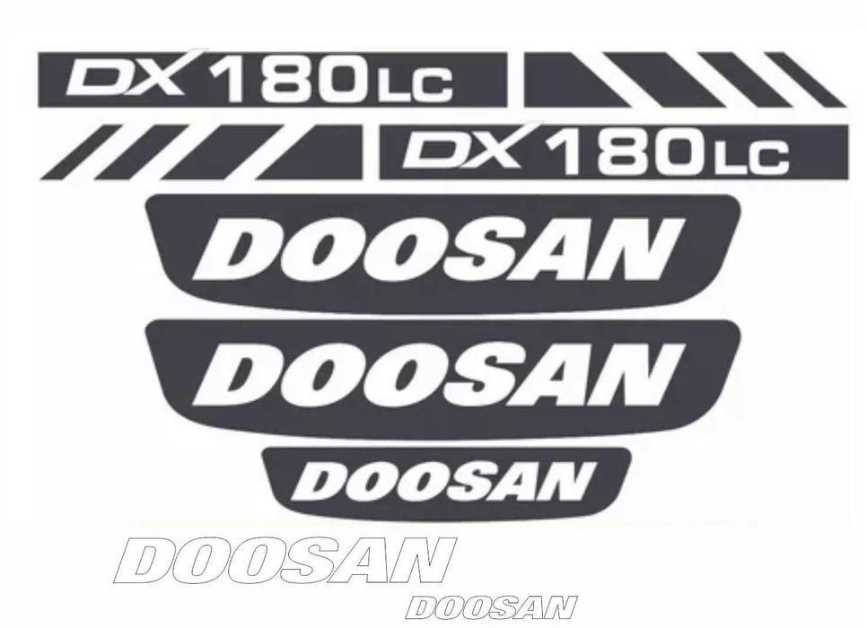 Sticker autocolant CAT JCB FIAT Liebherr CLAAS Komatsu Bobcat Doosan