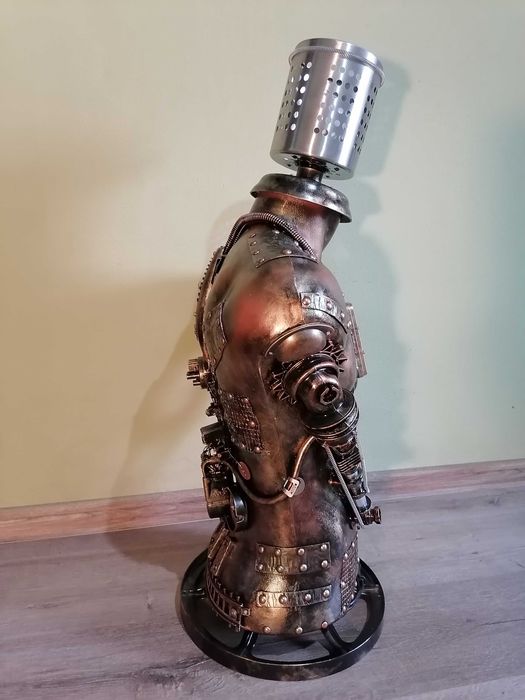 Lampă manechin stil mecanic-industrial,steampunk,vintage