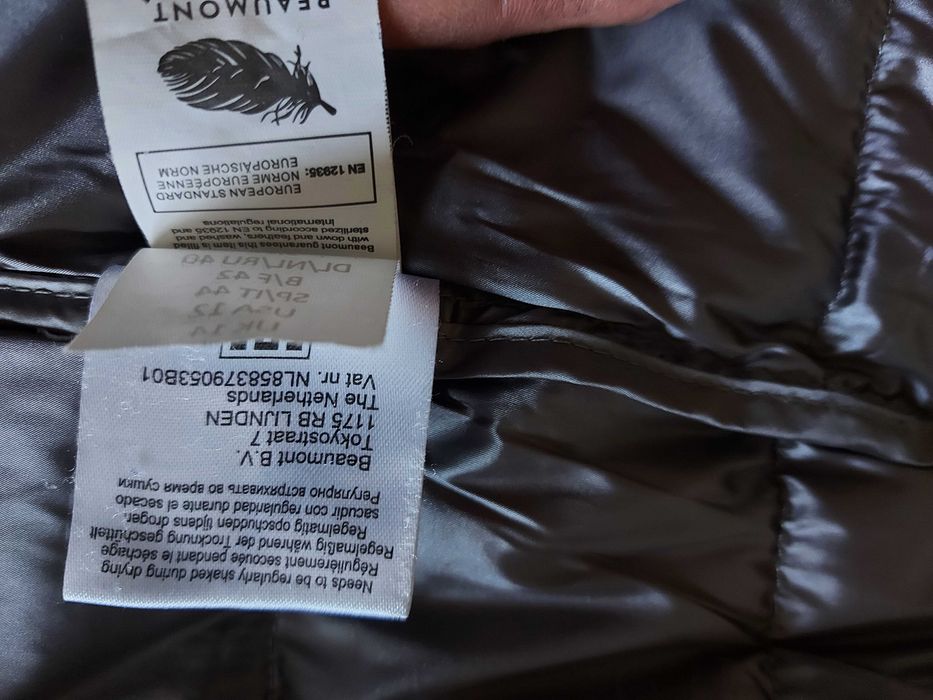 Дамско пухено яке Beaumont размер М , 90%пух 10 пера,хибрид