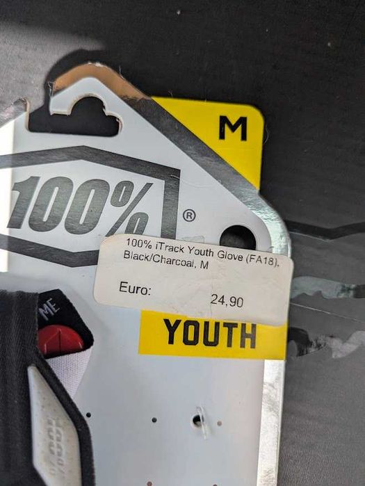Нови юношески ръкавици 100% - iTrack - размер М