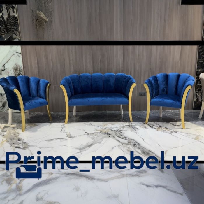 Ramashka modeli divan va kreslo to‘plami