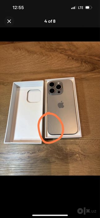 iPhone 15 pro natural titanium