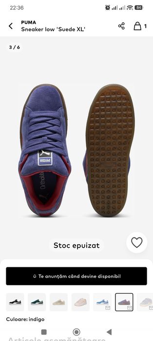 Puma suede xl albastru