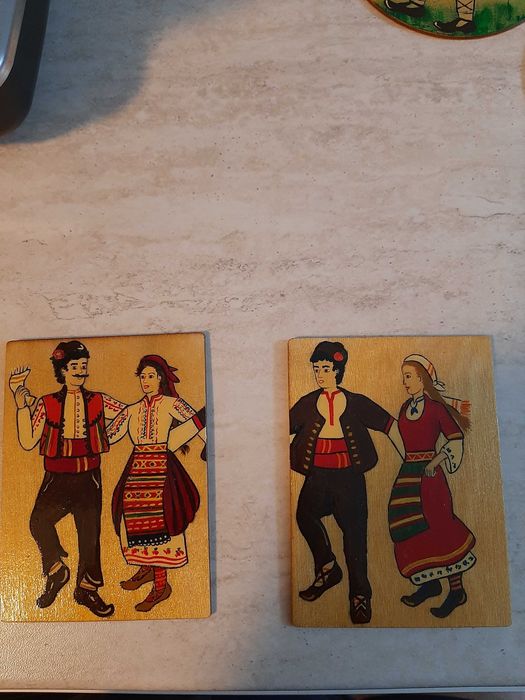 Подложки за чаши, ръчно изработени. Народни мотиви!