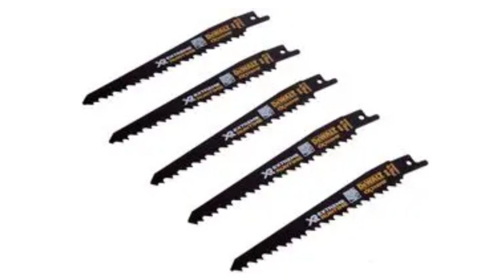 Комплект 5 ножа за саблен трион FlexVolt 152 мм 4/6TPI за метал Dewalt