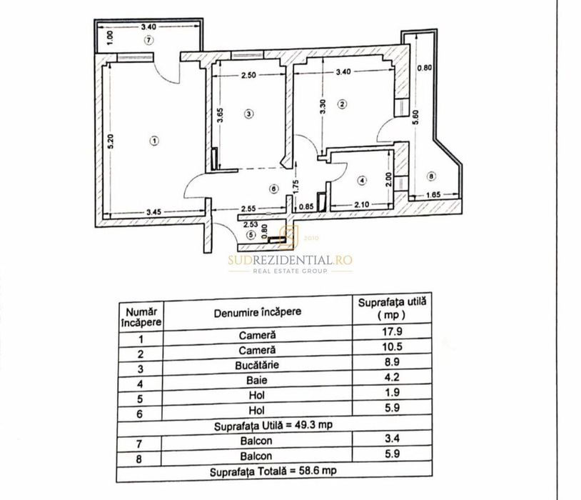 Apartament 2 camere de închiriat – Brâncoveanu / Parcul Tineretului
