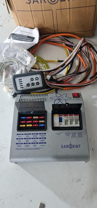 Kit tablou electric si instalatie electrica rulota si autorulotaSargent .