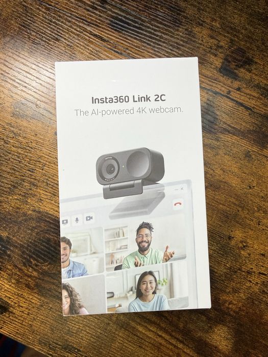 Webcam Insta360 Link 2C 4K Ultra HD – AI Auto Focus / HDR / USB-C