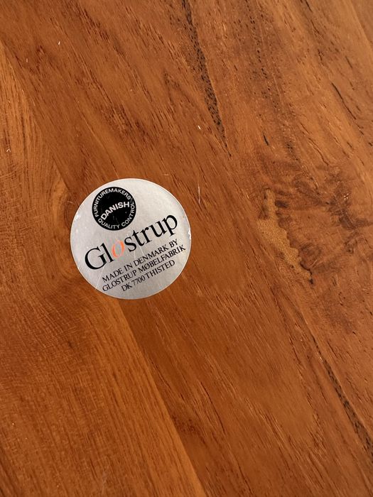Masa Glostrup mid century lemn masiv teak tec design scandinav