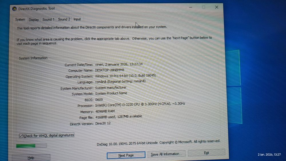 Desktop PC i3 3.30ghz