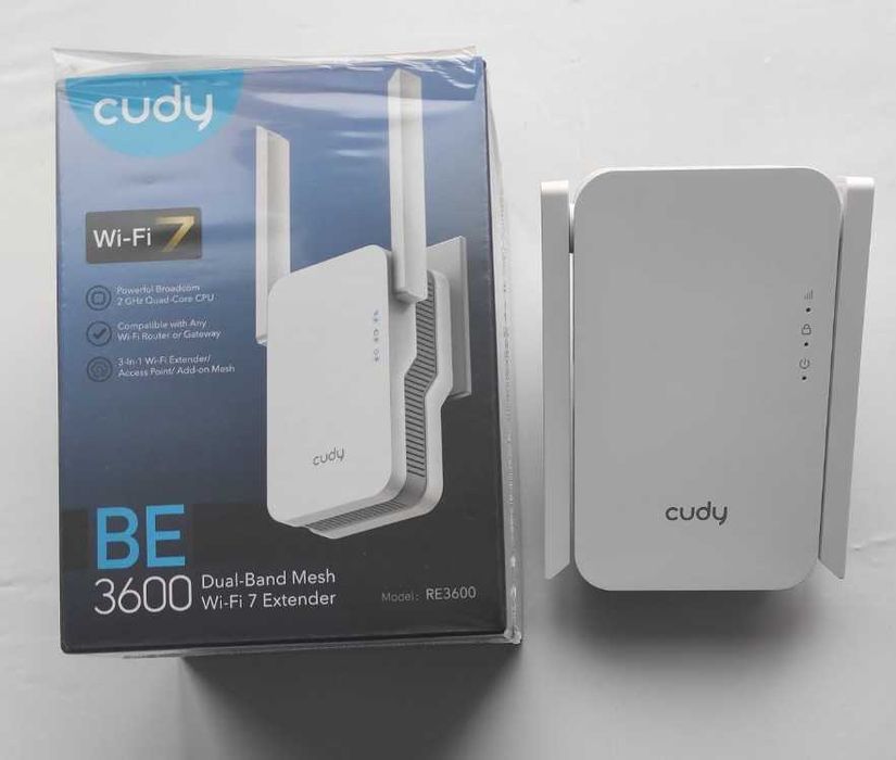 Безжичен усилвател Range Extender АP Cudy RE3600 WiFI7