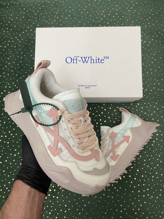Off-White Odsy-1000 Grey Powder Pink