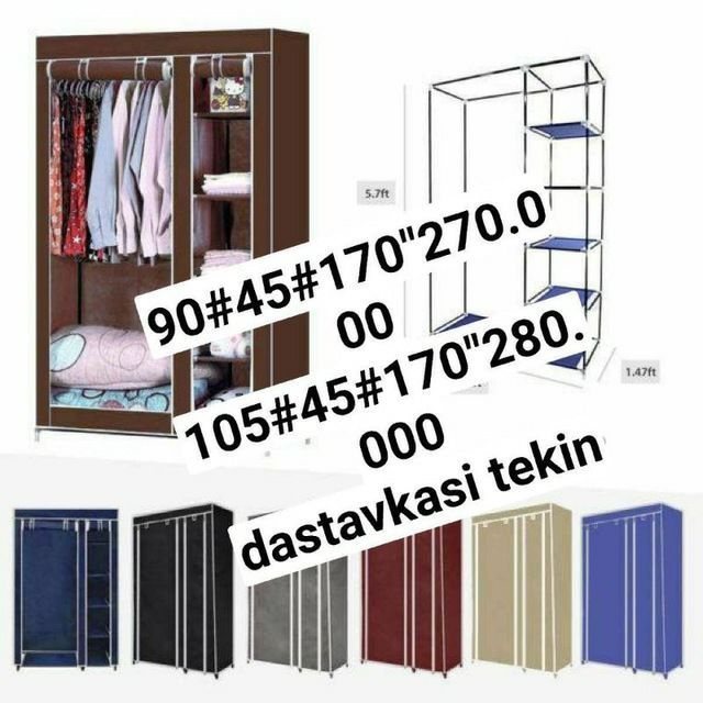 Ясаладиган шкаф доставка текин нархи размерига караб