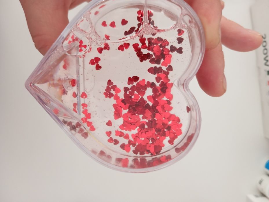 Rama acrilica foto glob inima 10x10