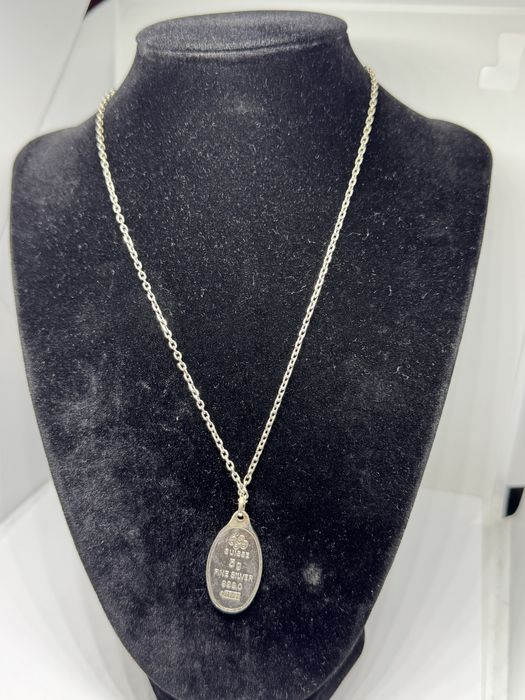 дамски сребърен синджир с висулка 9.27гр 925