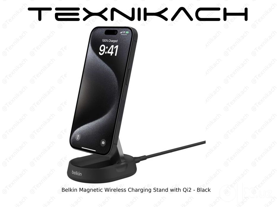 Belkin Magnetic Wireless Charging Stand with Qi2 • Yetkazib berish