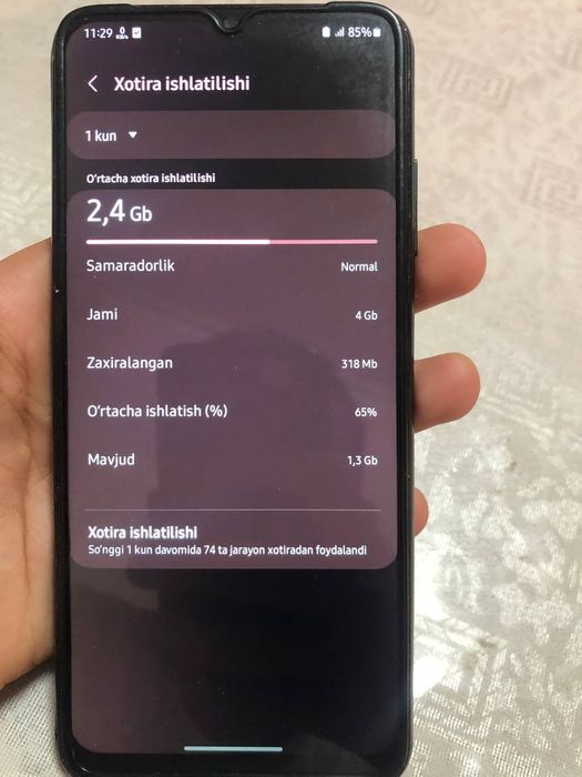 A03S 64Gb dakument karobka