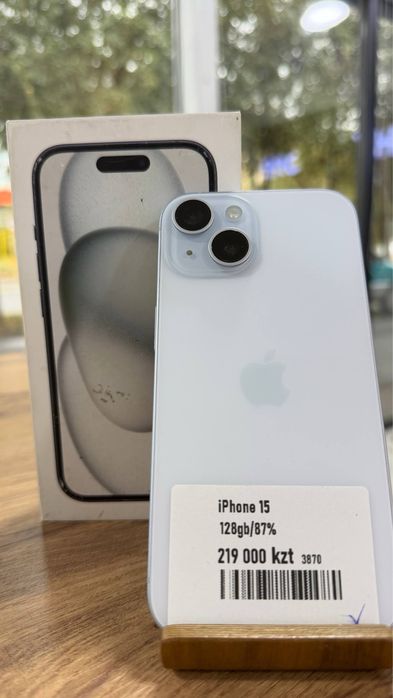 iPhone 15•128GB/87%Blue Айфон 15•128Гб/87%Синий