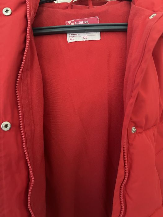 Демисезонная куртка для девочек размер 122