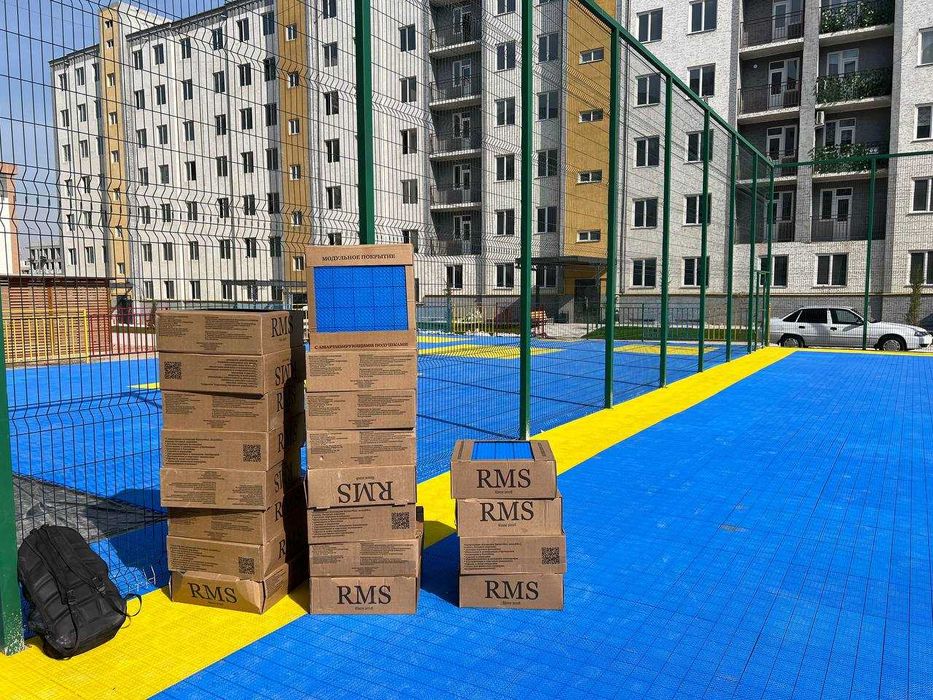 Покрытие для детской площадки футбол, баскетбол, волейбол