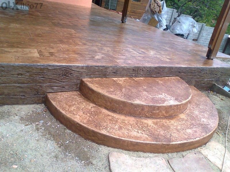 Щампован бетон, подова настилка